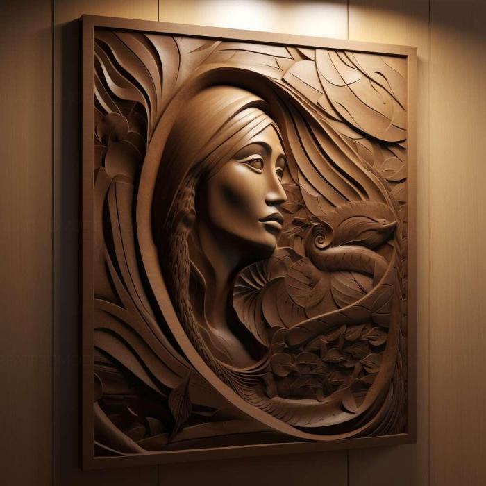 نموذج ثلاثي الأبعاد لآلة CNC 3D Art 